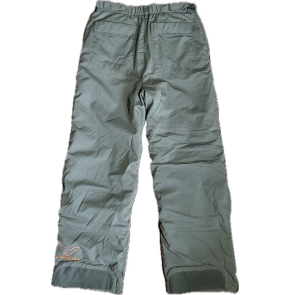 Hawke & Co Boys Green Bootcut Snow Pants - Picture 2 of 2